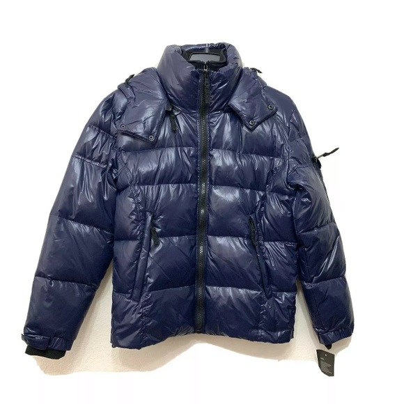 S13 Downhill Gloss Nylon Puffer Jacket - Picture 4 of 14